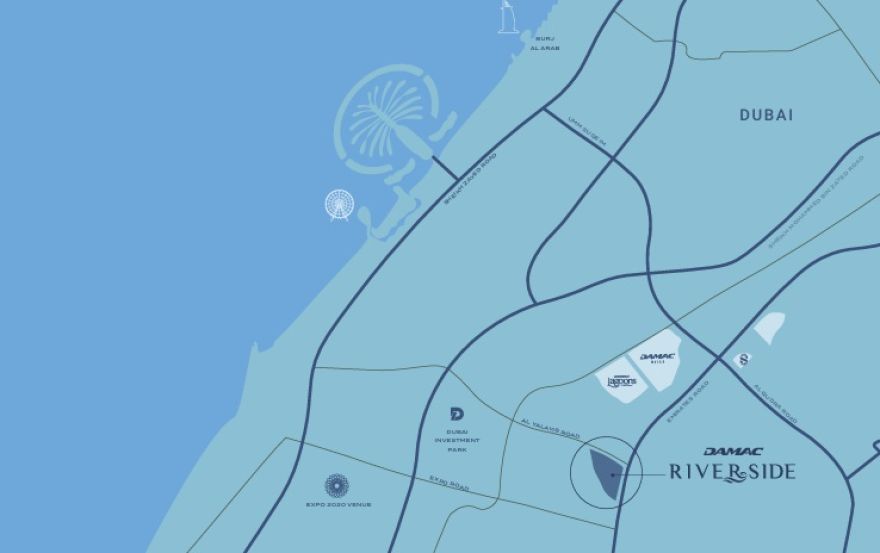 Site plan – Damac Riverside Views Azure 2