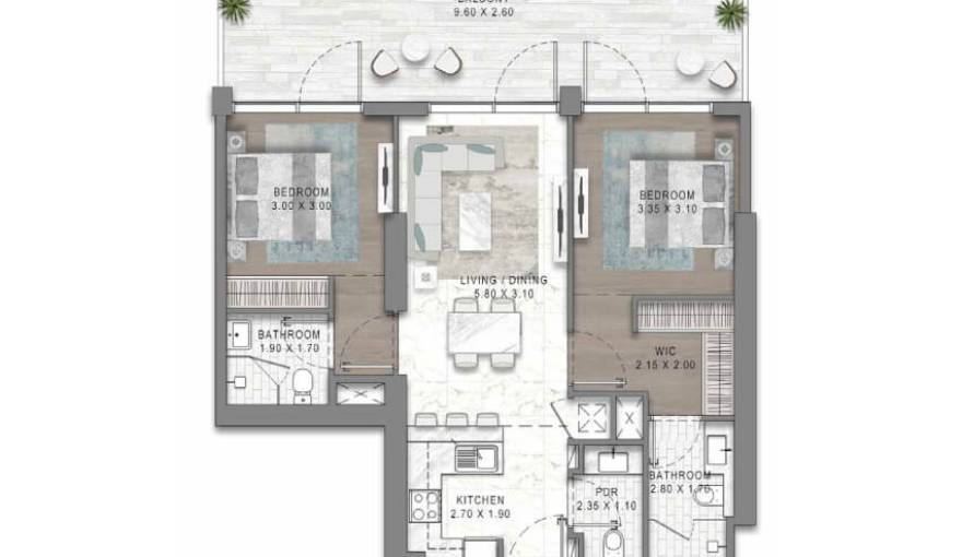 Plans Damac Riverside Views