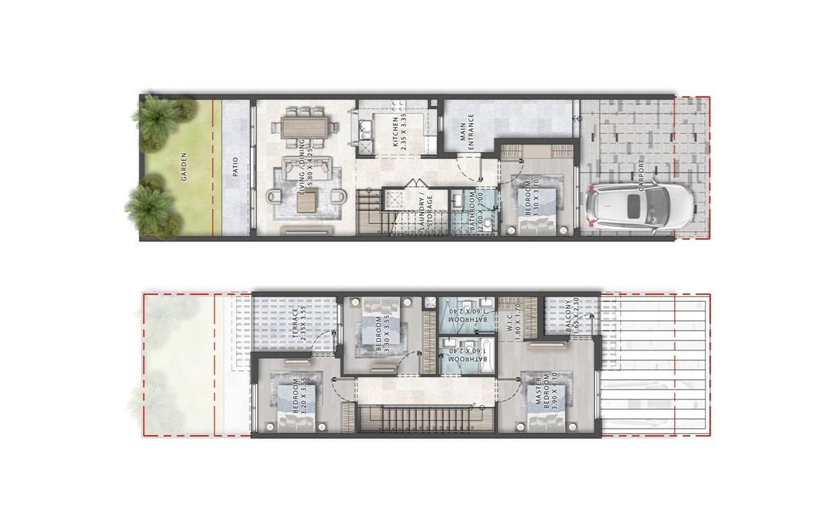 Plans FIJI at Damac Islands #1