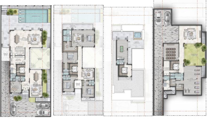 Plans FIJI at Damac Islands