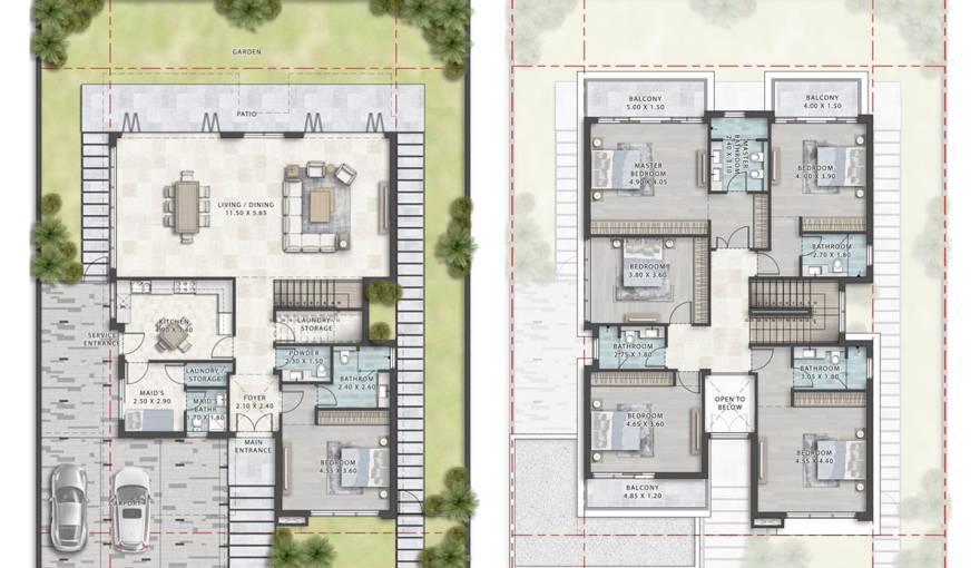 Plans FIJI at Damac Islands