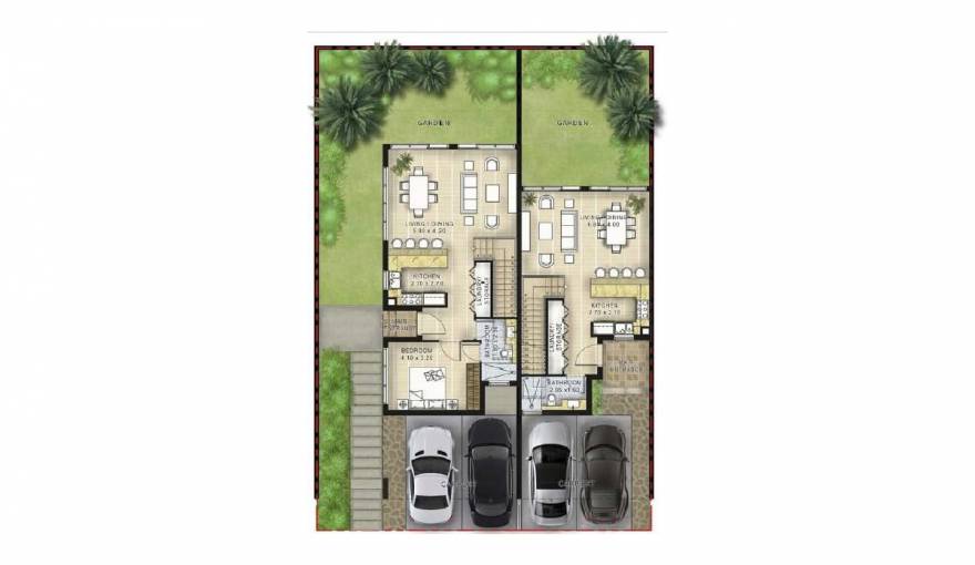 Plans Greenwoods Villas