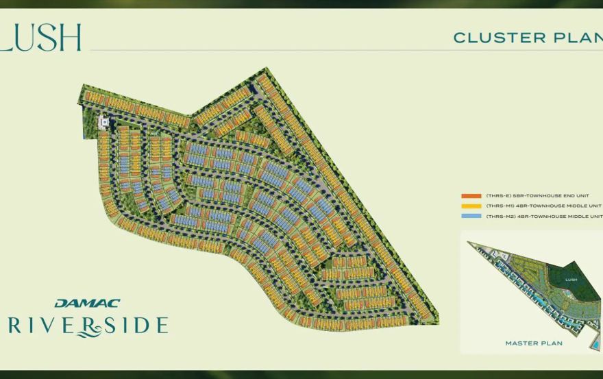 Site plan – Lush at Damac Riverside