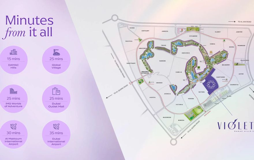 Site plan – Violet