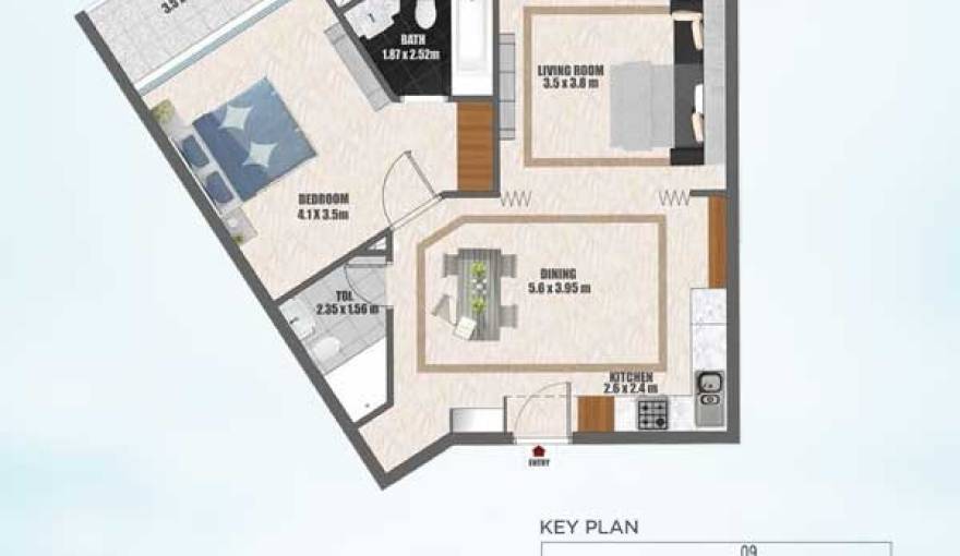 Plans Bayz Apartments