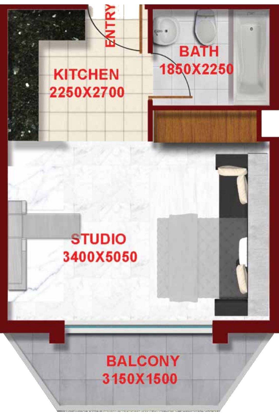 Plans Glamz Residence #1