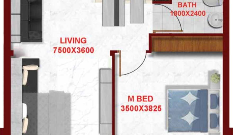Plans Glamz Residence