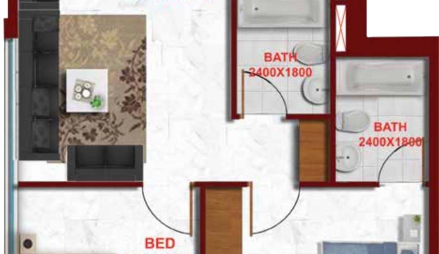 Plans Glamz Residence