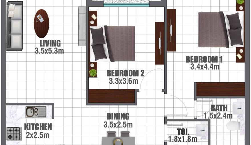 Plans Lawnz Apartments