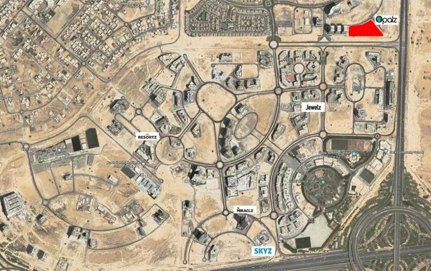 Site plan – Opalz Apartments