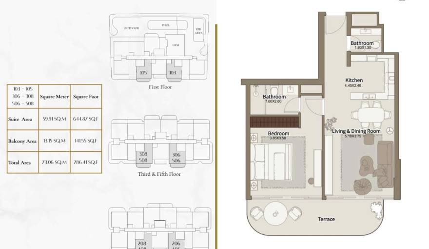 Plans Dar Al Aiham One