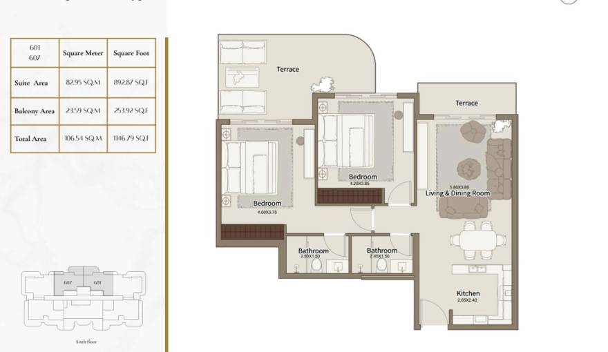 Plans Dar Al Aiham One