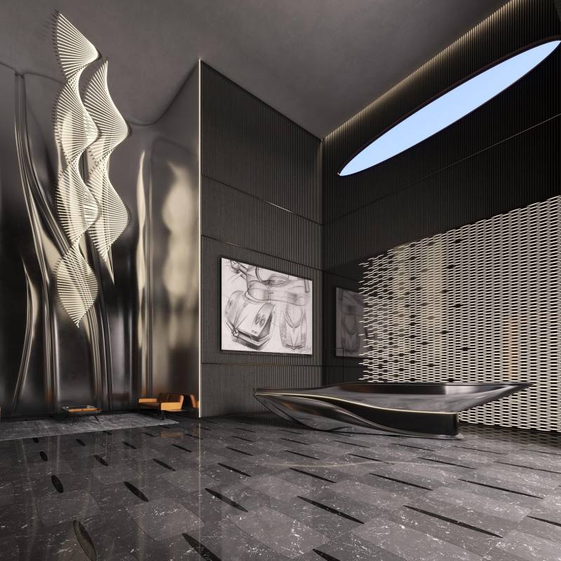 Interior design – DaVinci Tower#12