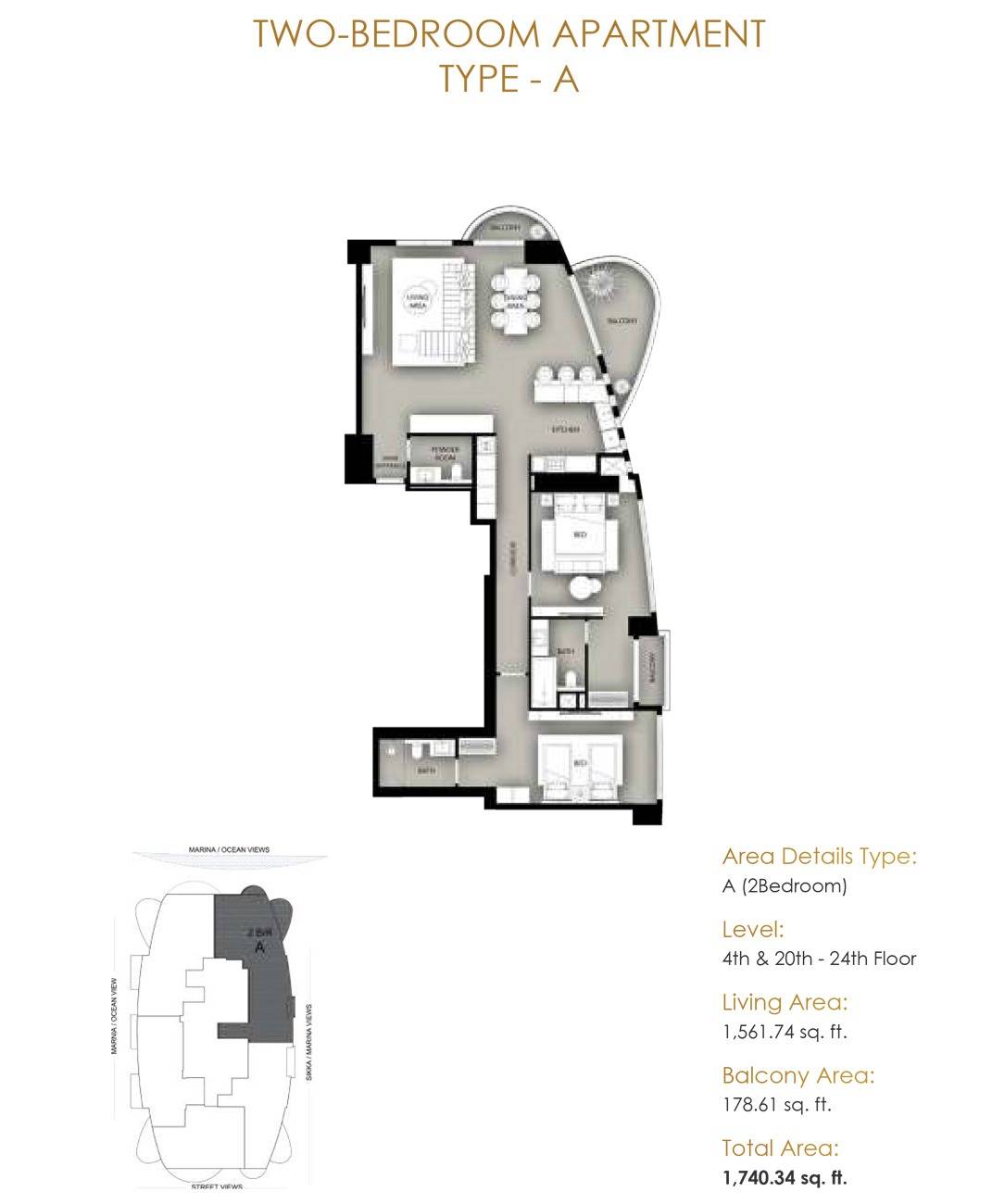 Plans Marina Star Residences #4