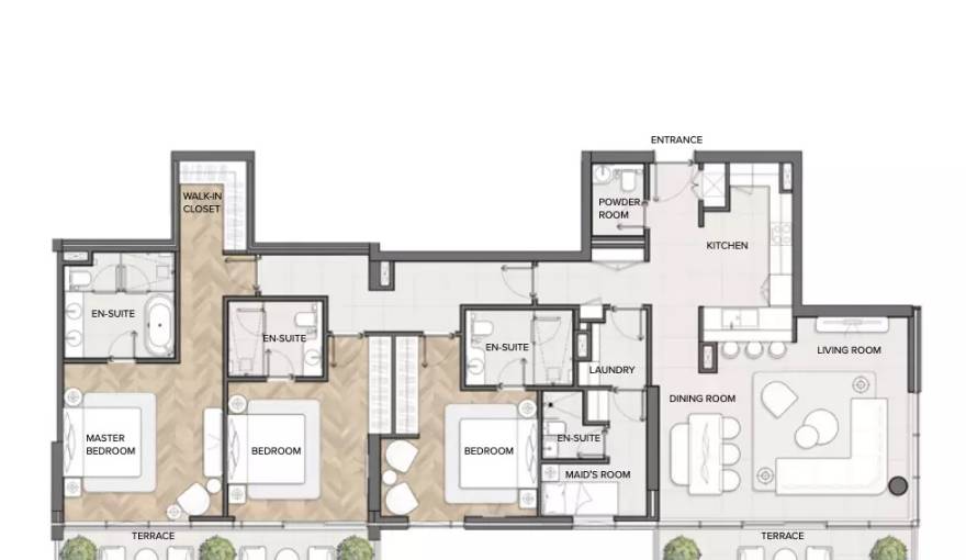 Plans Residences Du Port Autograph Collection