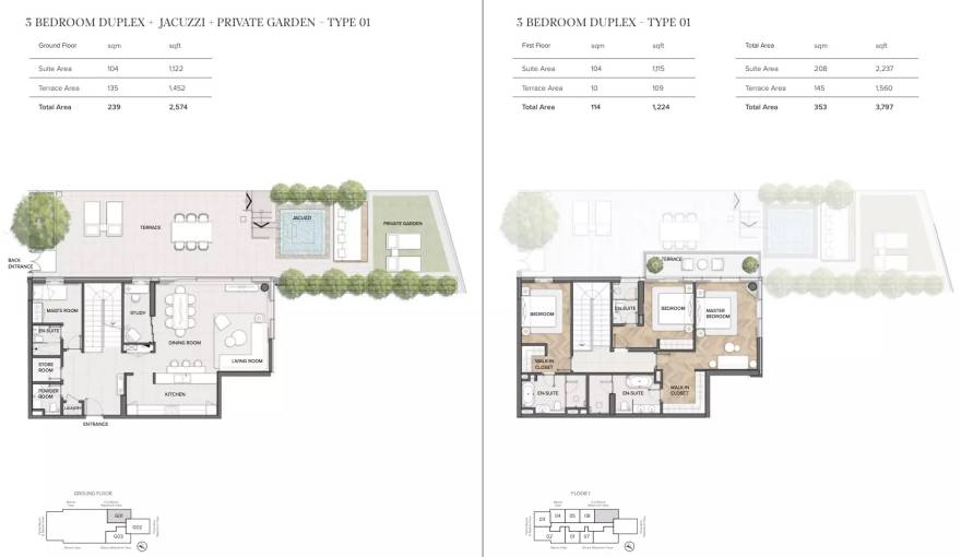 Plans Residences Du Port Autograph Collection