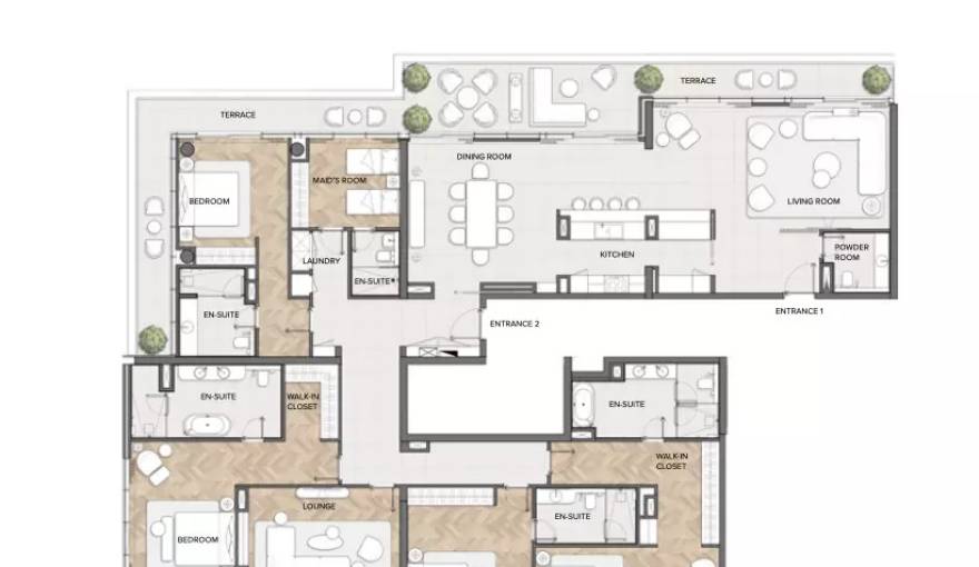 Plans Residences Du Port Autograph Collection