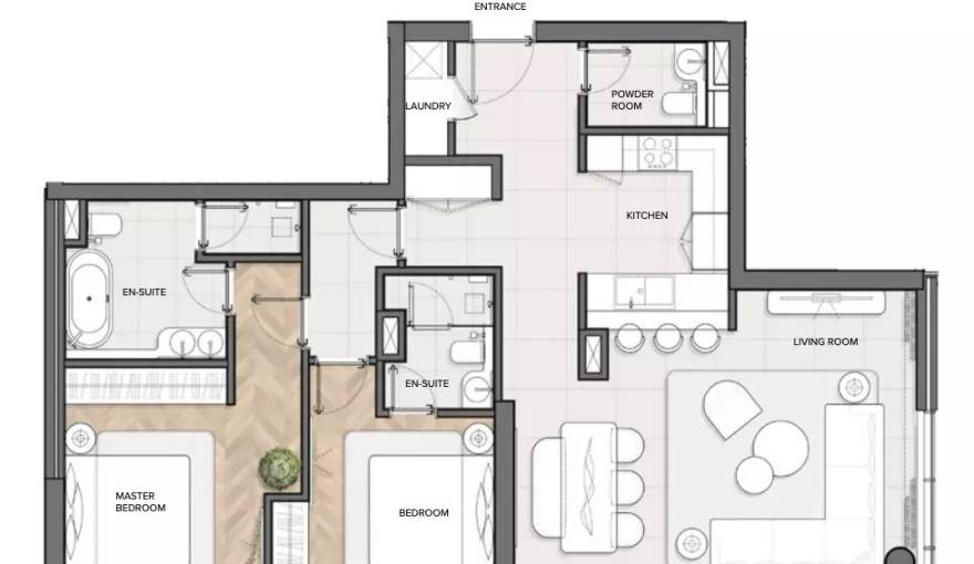 Plans Residences Du Port Autograph Collection