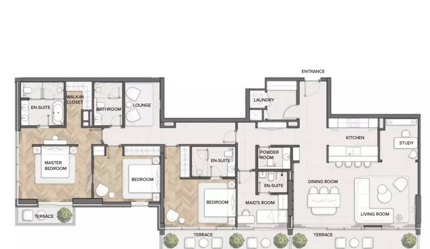 Plans Residences Du Port Autograph Collection
