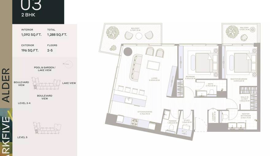 Plans Alder At Park Five