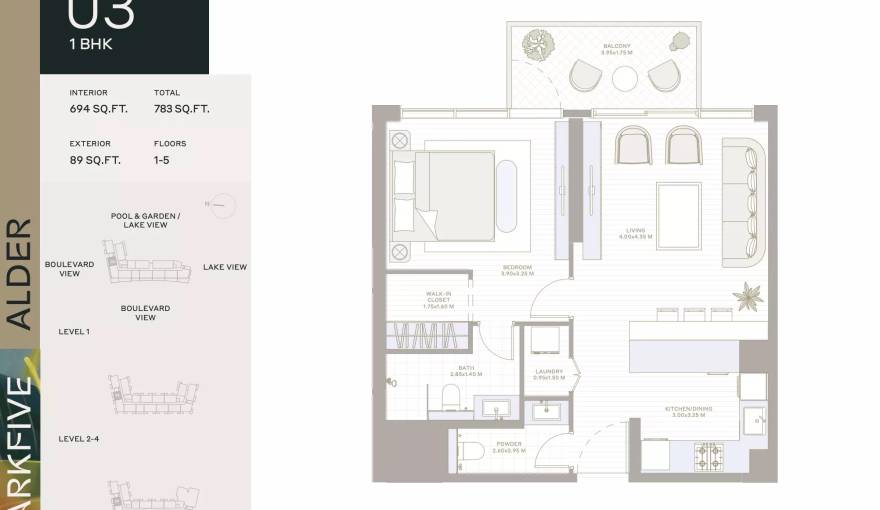 Plans Alder At Park Five