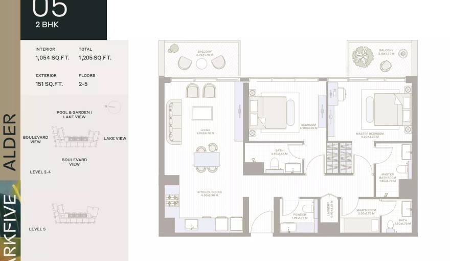 Plans Alder At Park Five
