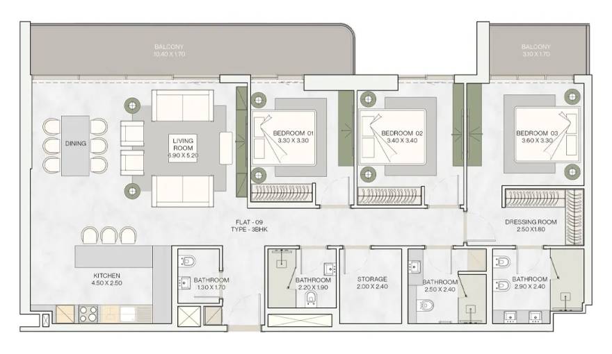 Plans Helvetia Residences