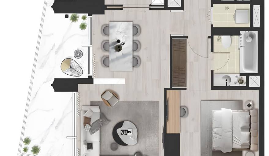 Plans DIFC Living