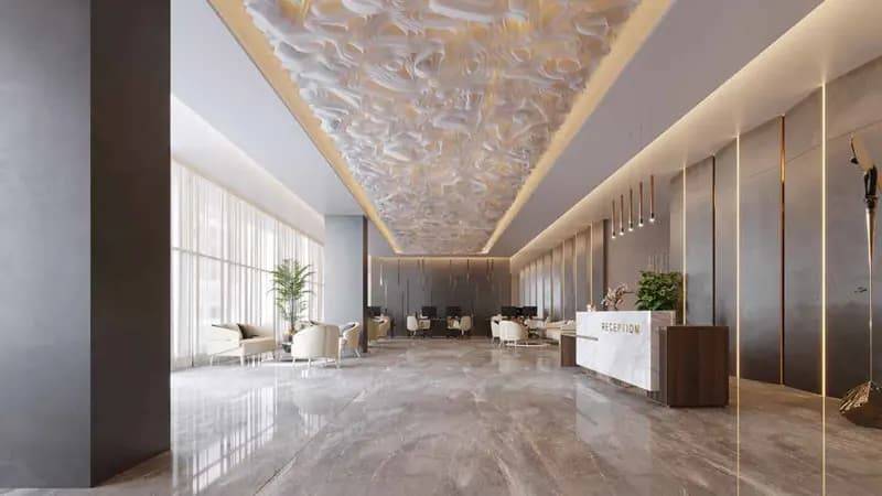 Interior design – Violet Tower#1