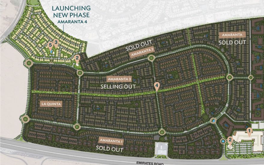 Site plan – Amaranta 3