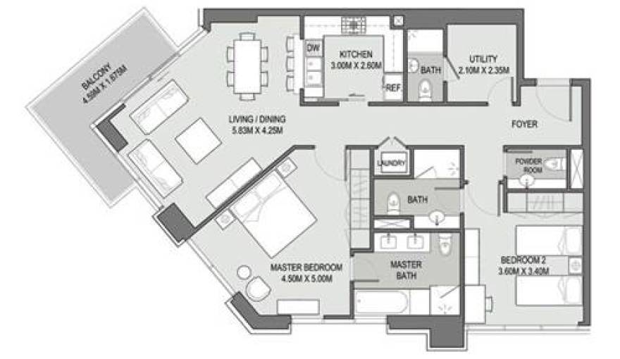 Plans Bellevue Towers