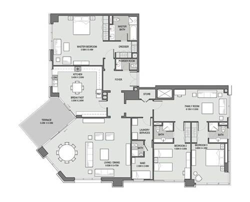 Plans Bellevue Towers #3