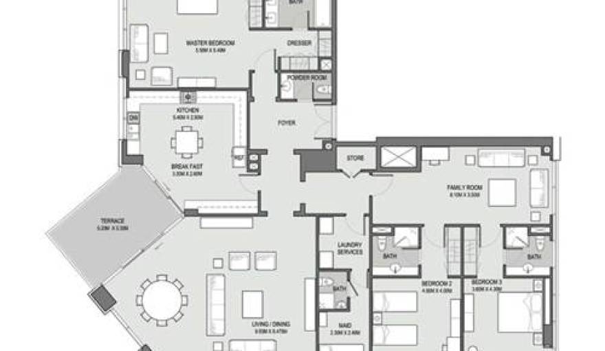 Plans Bellevue Towers