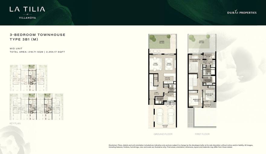 Plans La Tilia at Villanova