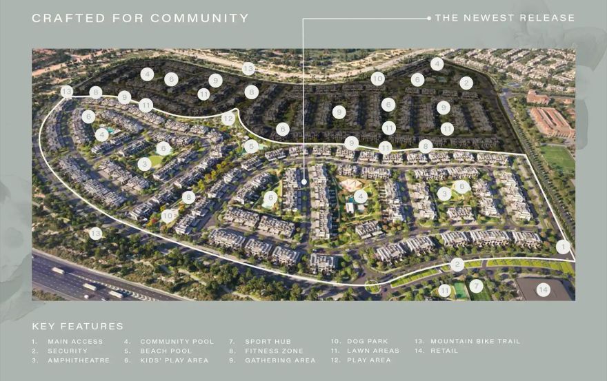 Site plan – La Tilia at Villanova