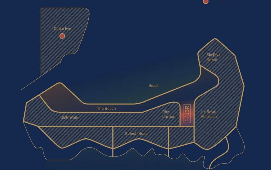Site plan – One JBR