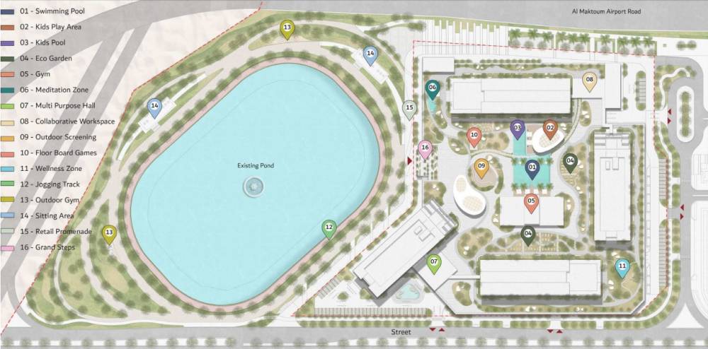 General plan – South Square#1