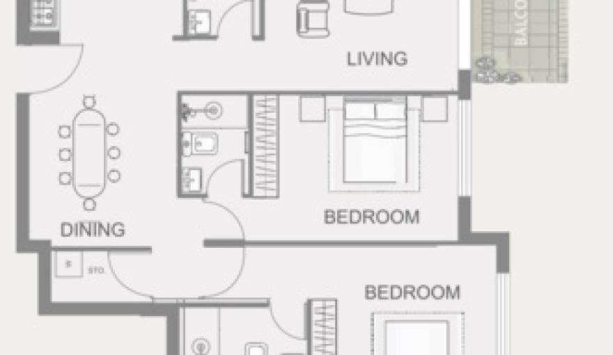 Plans Dezire South Residences