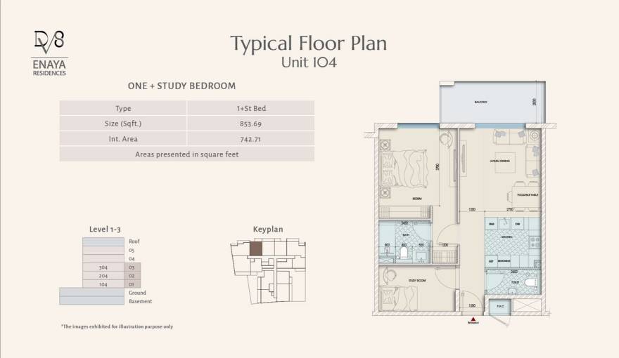 Plans Enaya Residence