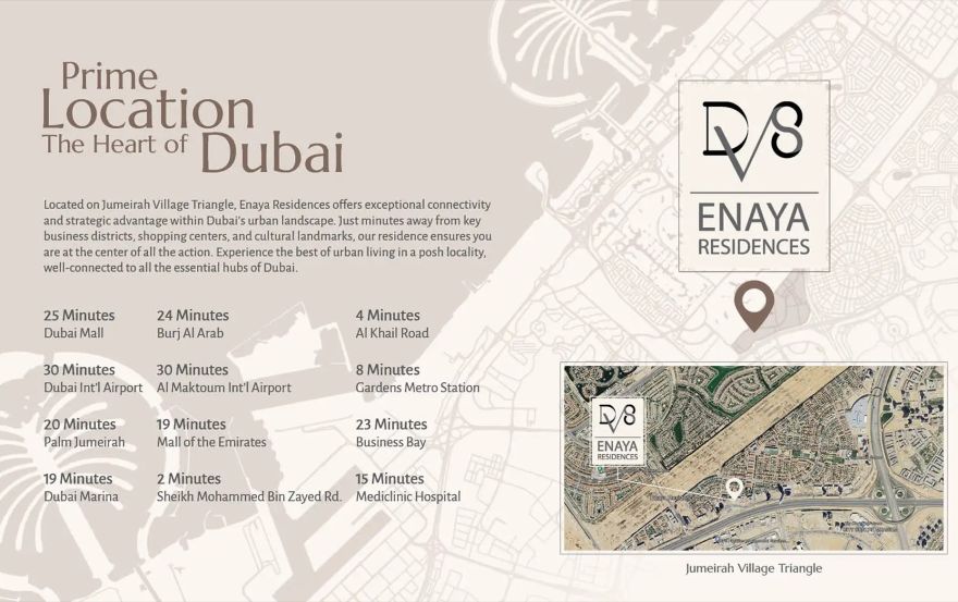 Site plan – Enaya Residence