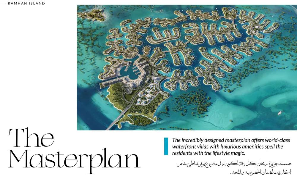 General plan – Ramhan Island Villas Phase 3#1