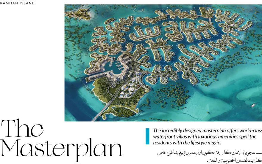 Site plan – Ramhan Island Villas Phase 3