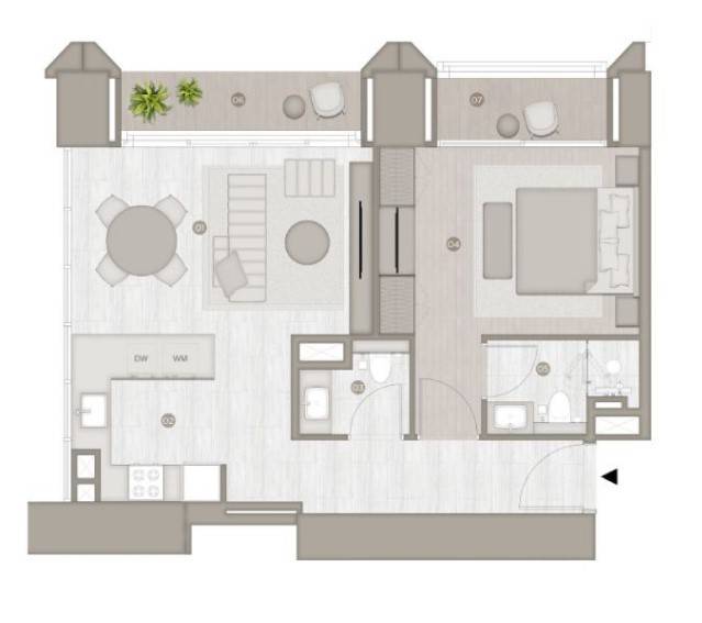 Plans Rixos Financial Center Road #1