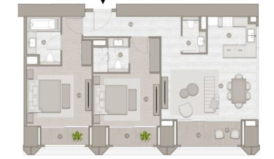 Plans Rixos Financial Center Road