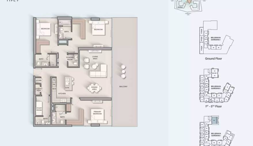 Plans Belgravia Gardens