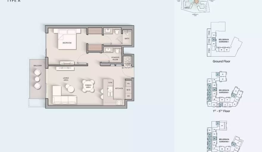 Plans Belgravia Gardens