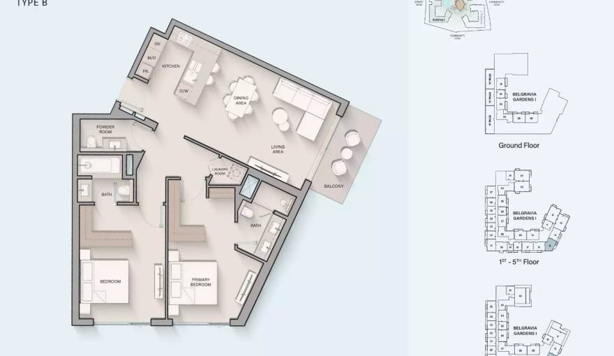Plans Belgravia Gardens