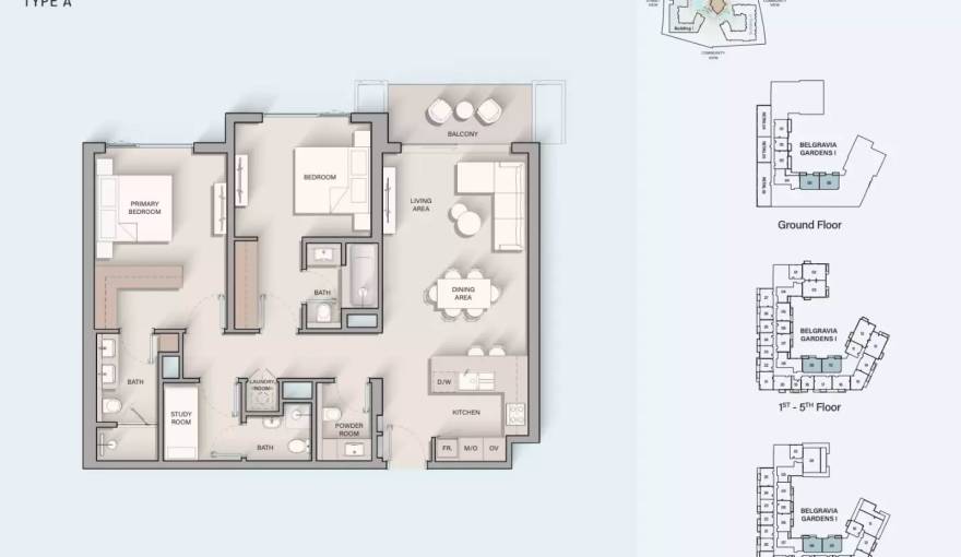 Plans Belgravia Gardens