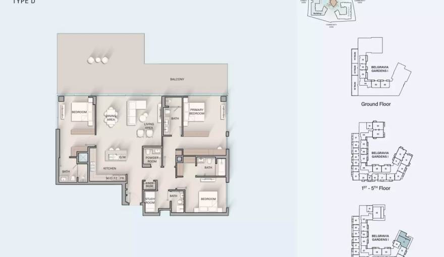 Plans Belgravia Gardens