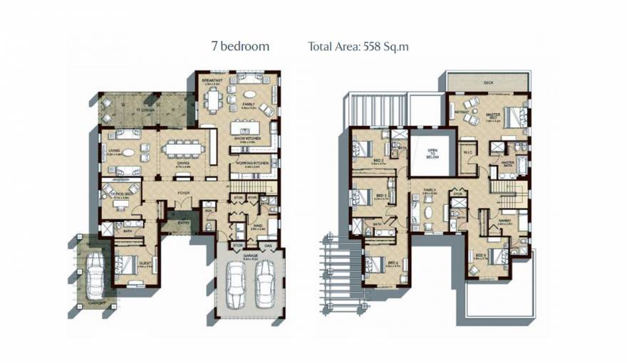 Plans Aseel Villas